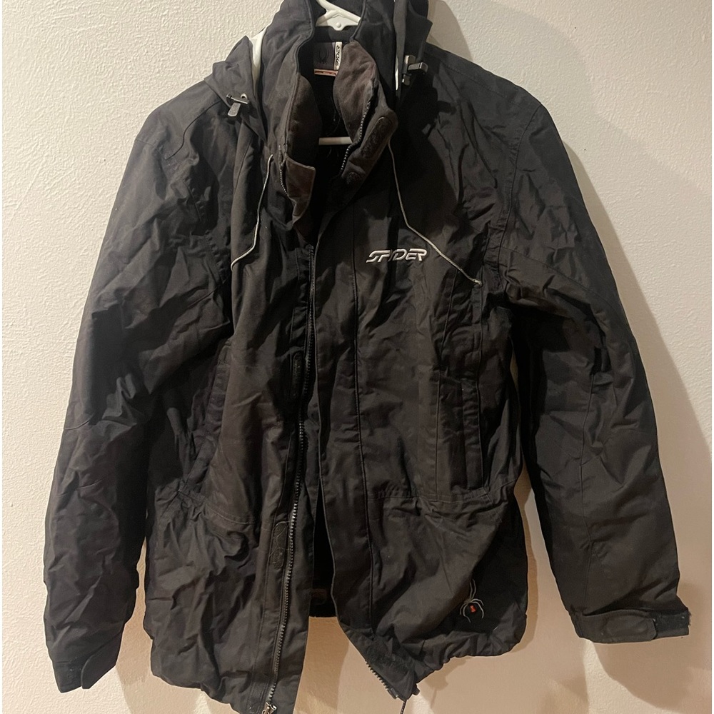 Black snow jacket